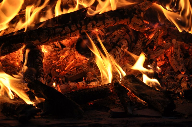 fire fire screen carbon and fuel 4k