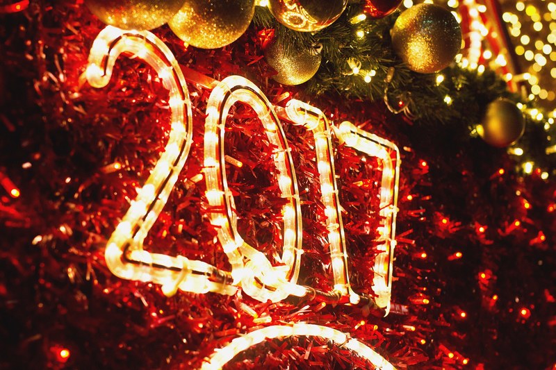 outdoor decoration festive and gold 4k