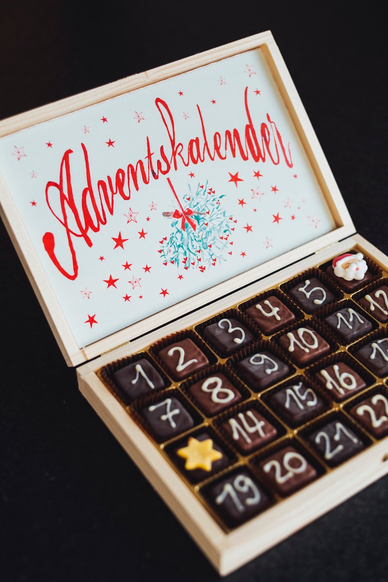 chocolate box advent calendar and advent hd, 4k