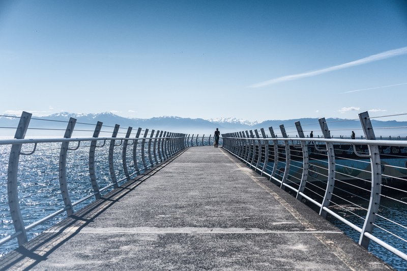 mountain ocean ogden point and victoria bc 4k