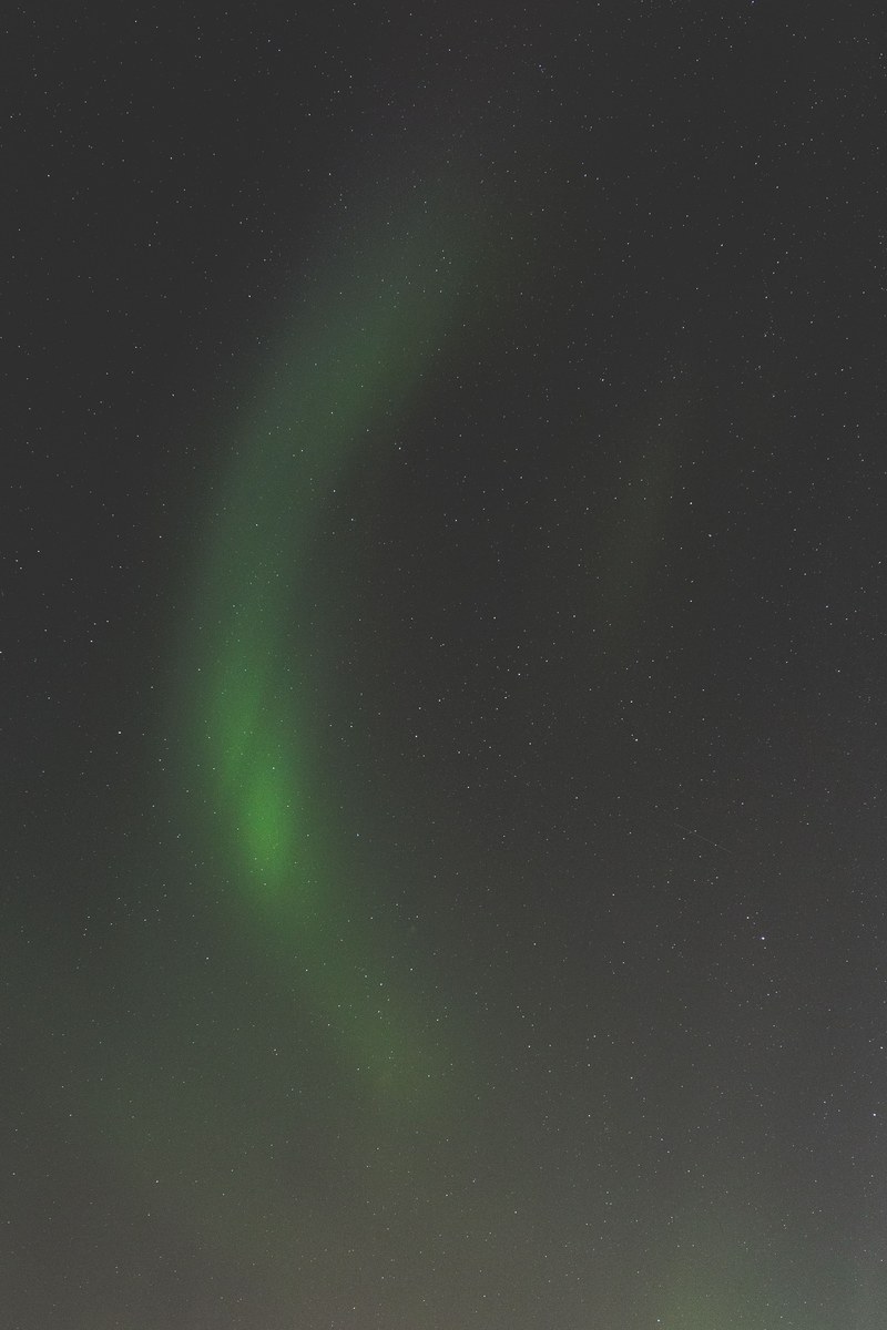 long exposure green aurora boreali and reykjavik hd, 4k