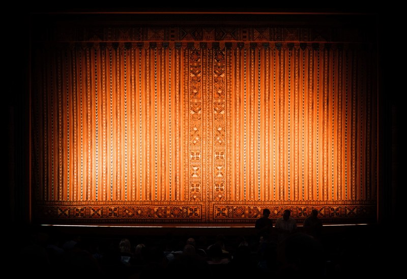 stage theater curtain curtain and theater 4k