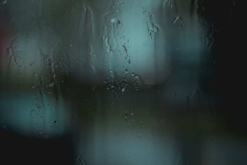 rain drop rain and window 4k