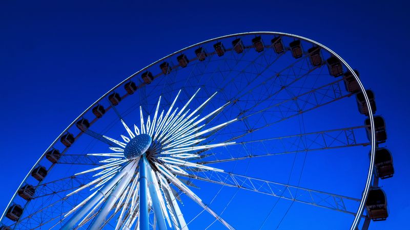 ferris wheel, attraction, entertainment, 4k