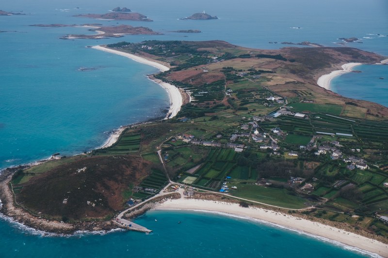 island ocean beach and rock 4k
