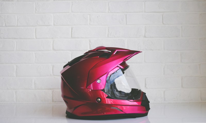 a macro shot of a red safety helmet by neonbrand digital marketing, digital marketing helmet shot 4k