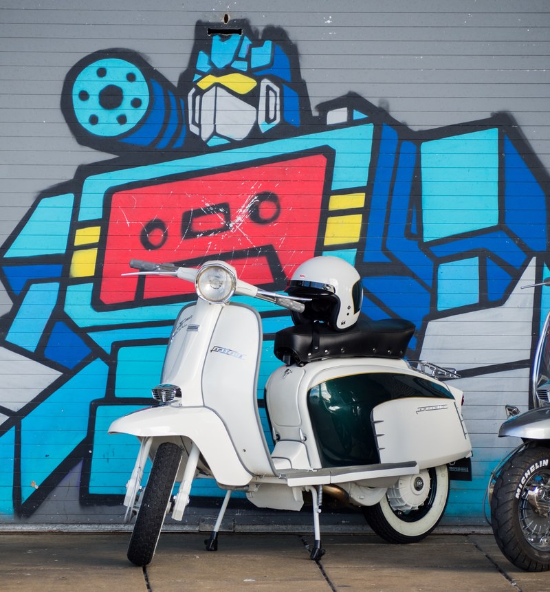 colour vespa scooter and mod hd, 4k