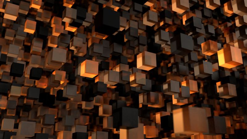 cube, shape, 3d, figure, 4k