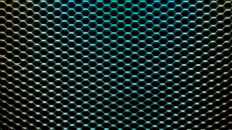 surface, shape, metal, 4k