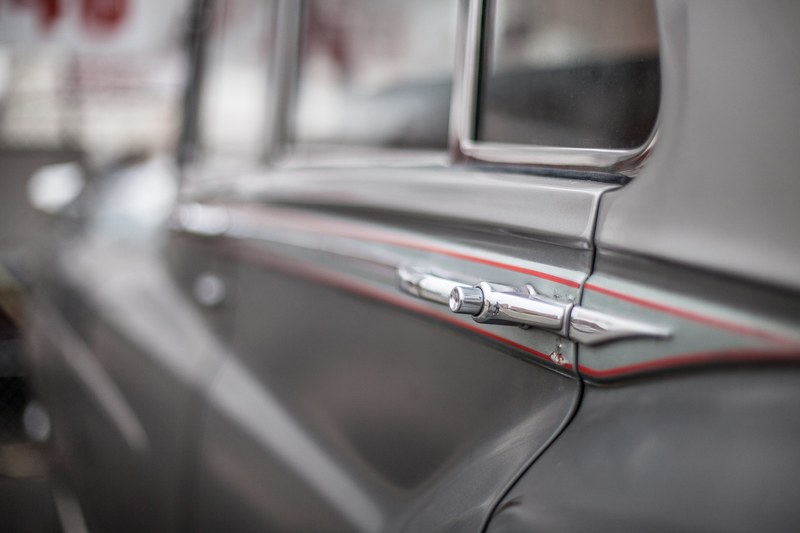 car automobile vintage and handle 4k