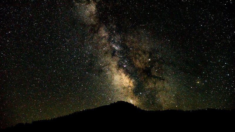 starry sky, night, stars, 4k