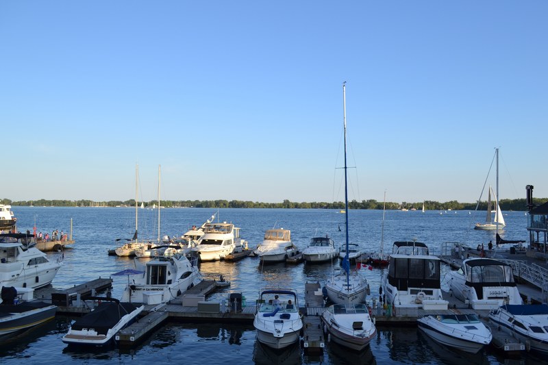 ship yacht boat and toronto 4k