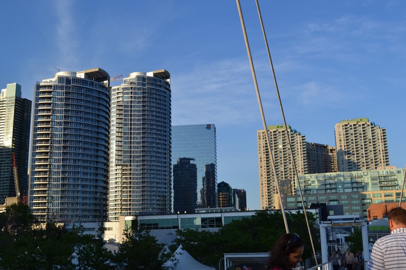 window office building and skyscraper 4k