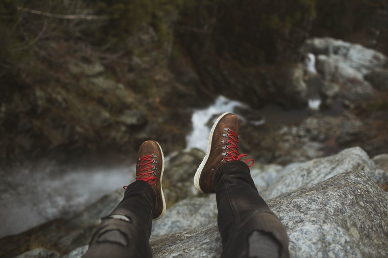 shoe leg edge and laces 4k