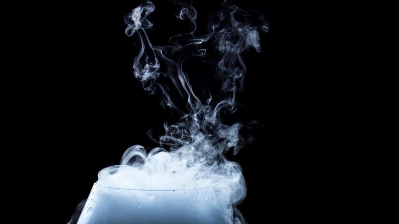 smoke, wineglass, shroud, 4k