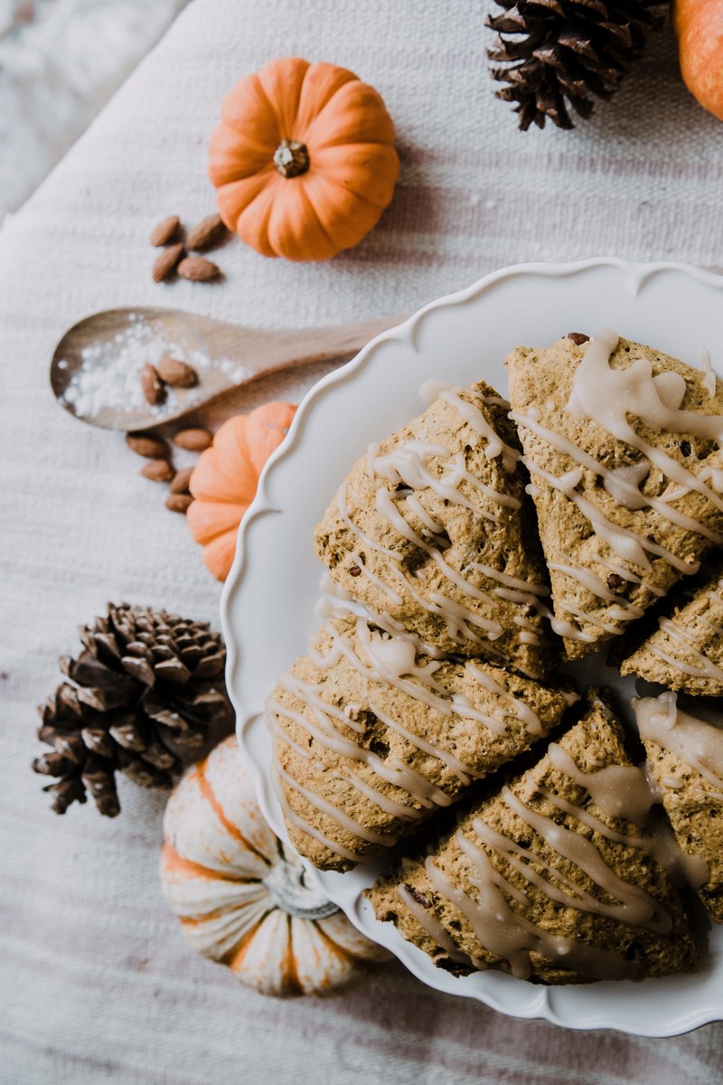 food flatlay bread and pumpkin hd, 4k