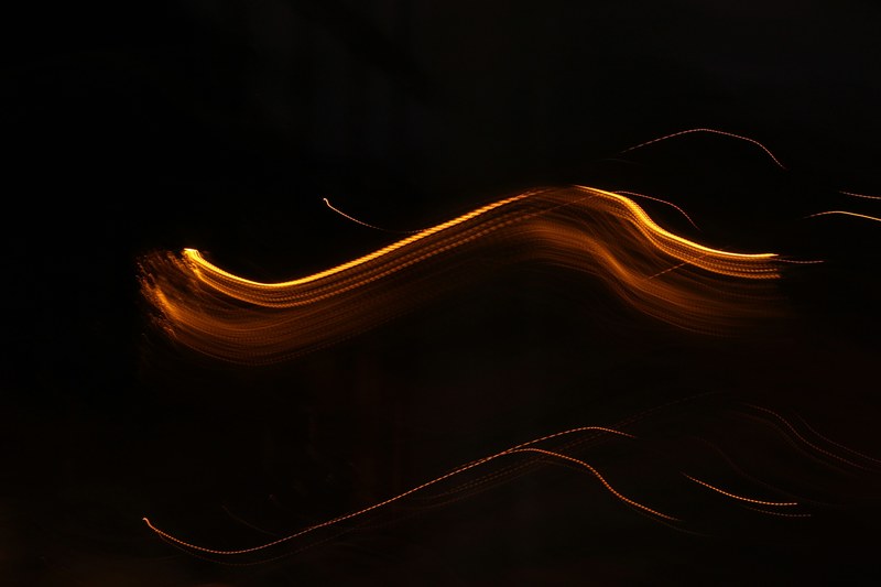 lights wave dark and night 4k
