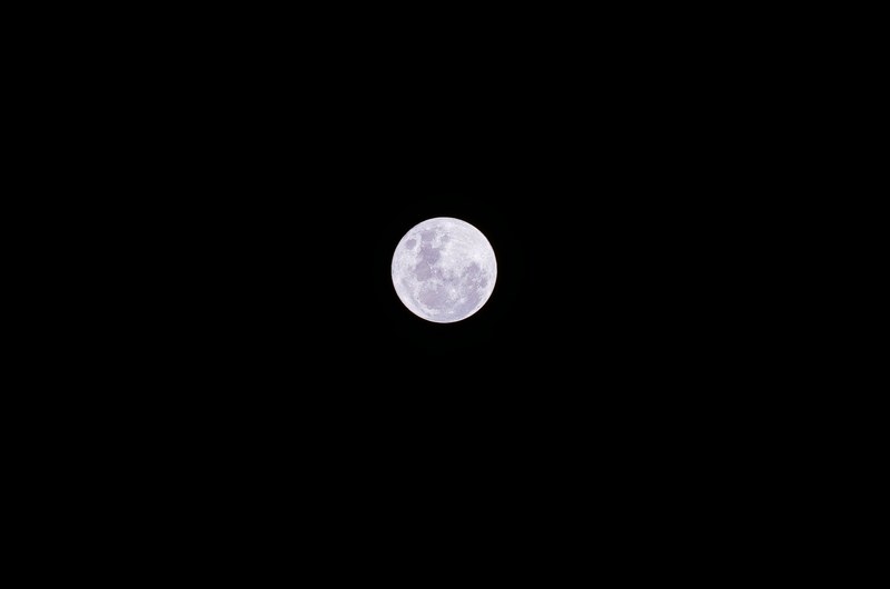 moon night black and dark 4k