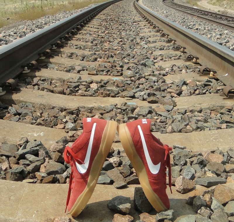 railroad train sneaker and tennis shoe 4k