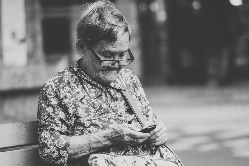 woman female old and elderly 4k