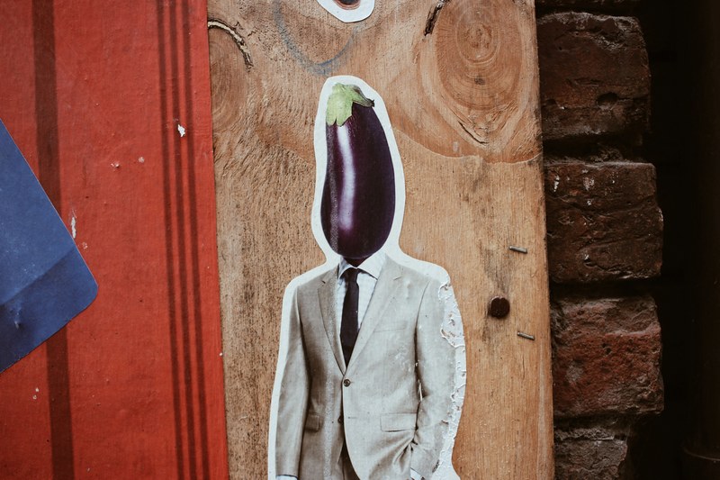 city urban eggplant and vegetable 4k