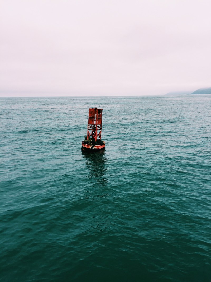 water buoy floating and sea hd, 4k