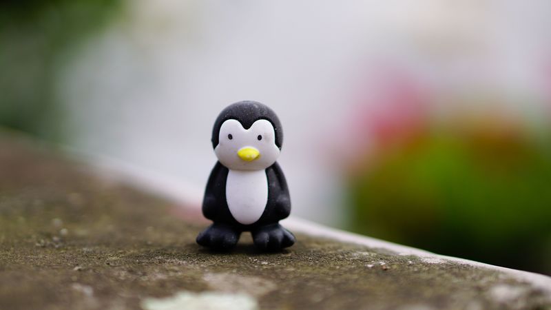 penguin, toy, figurine, 4k
