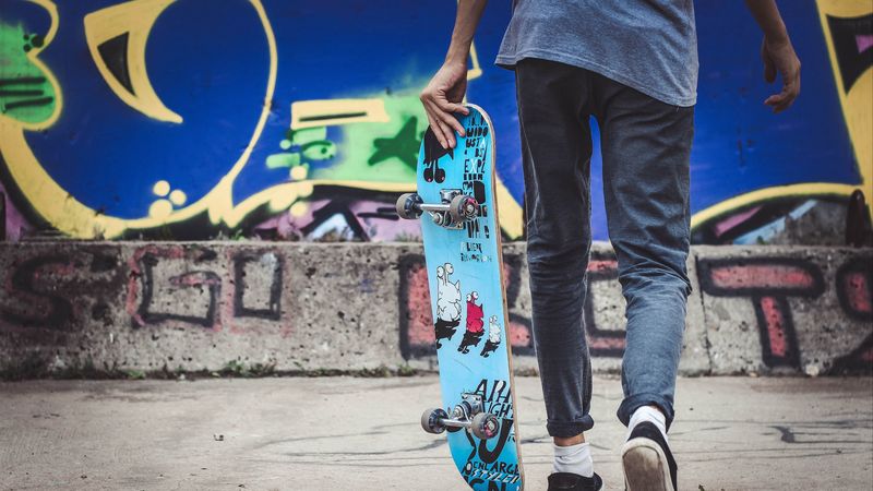 skateboard, skateboarder, hobby, 4k