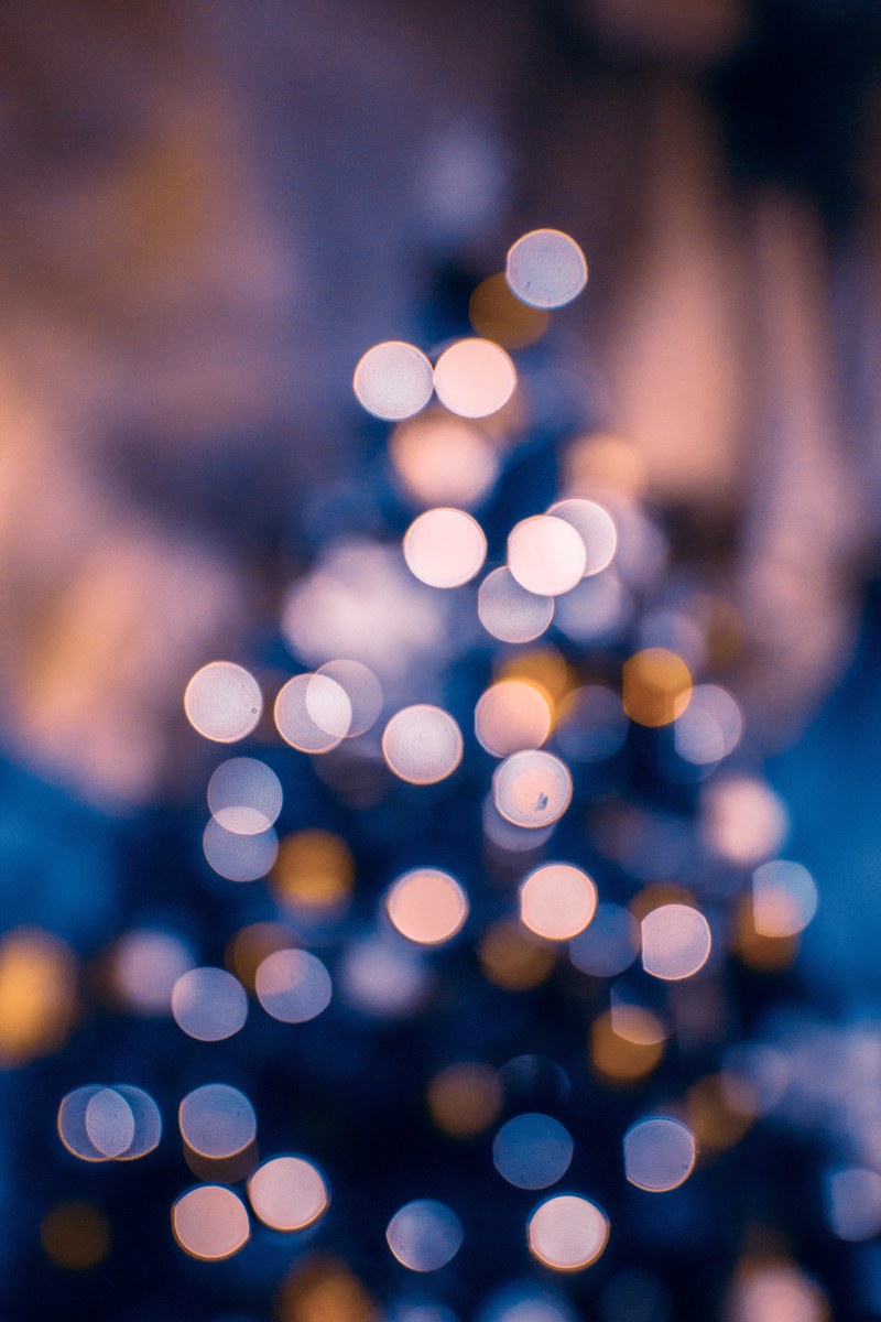 tree lights bokeh and christmas hd, 4k