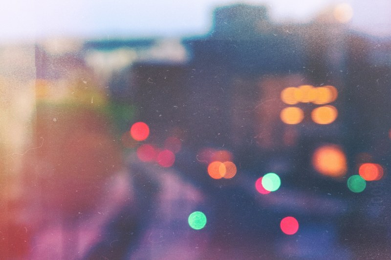 city bokeh city light and city life 4k