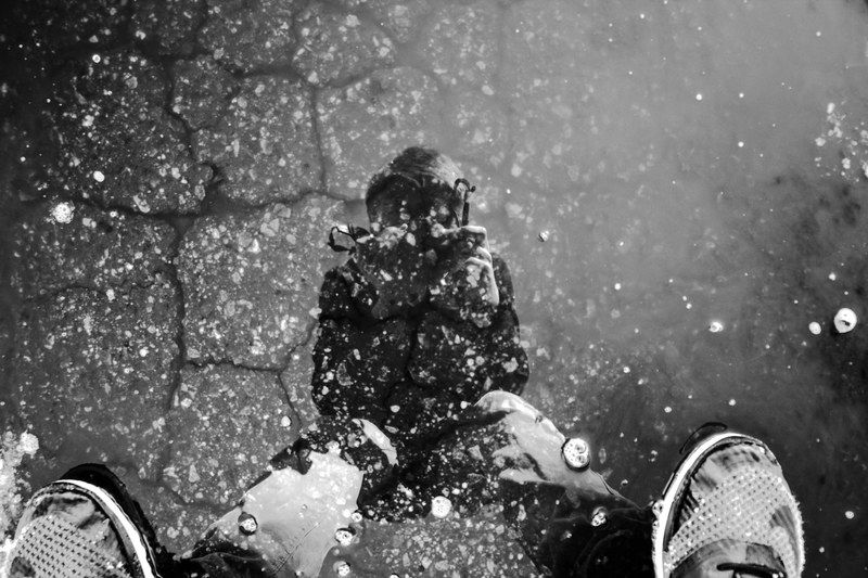 street photography black and white city and street 4k