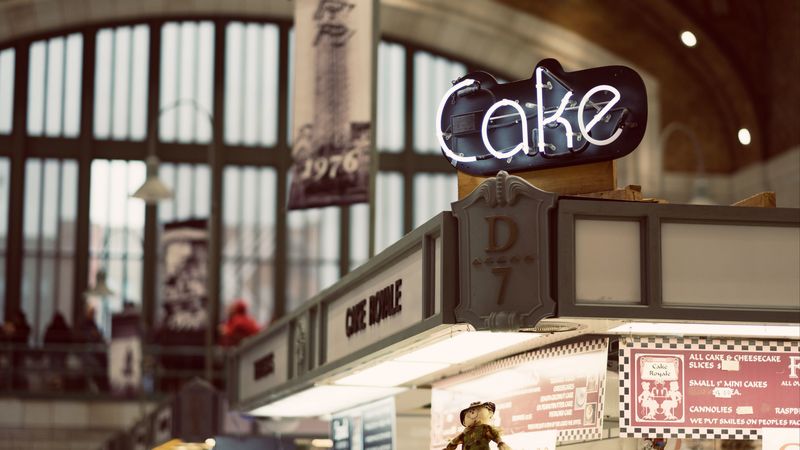 cafe, signboard, bakery, 4k
