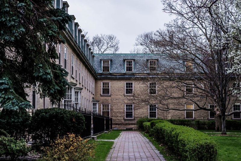 university building residence building and architecture 4k