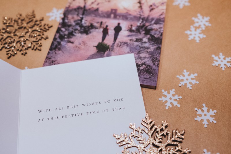 card snowflakke christmas and christmas card 4k