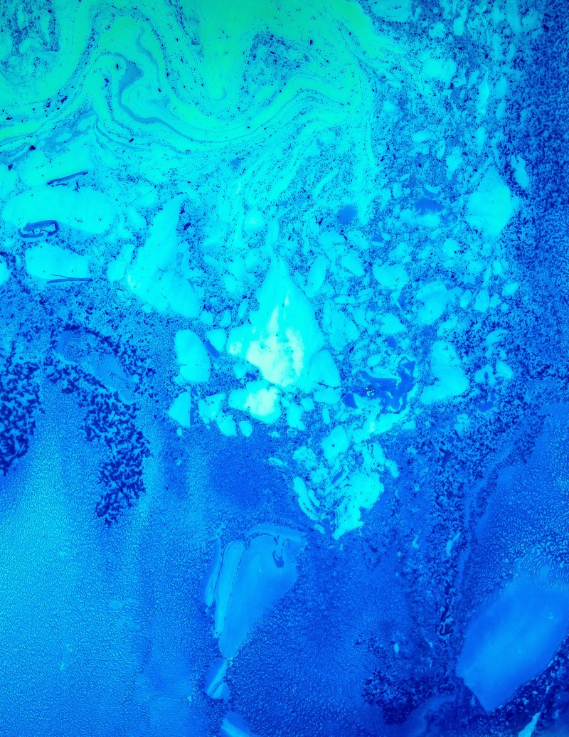 blue and green colors contrasting with each other, _blue green contrasts 4k