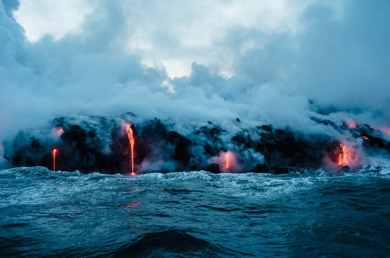 big island lava 4k