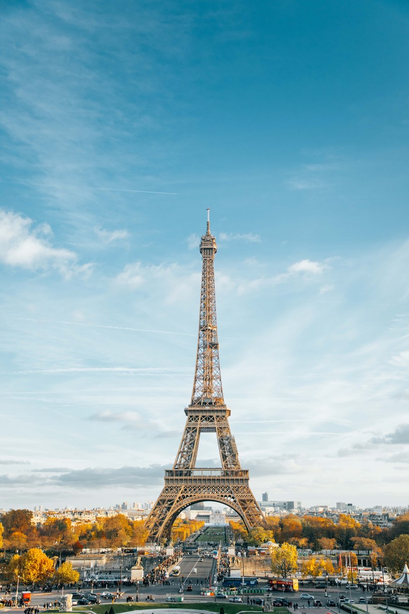 tower eiffel tower blue and sky hd, 4k