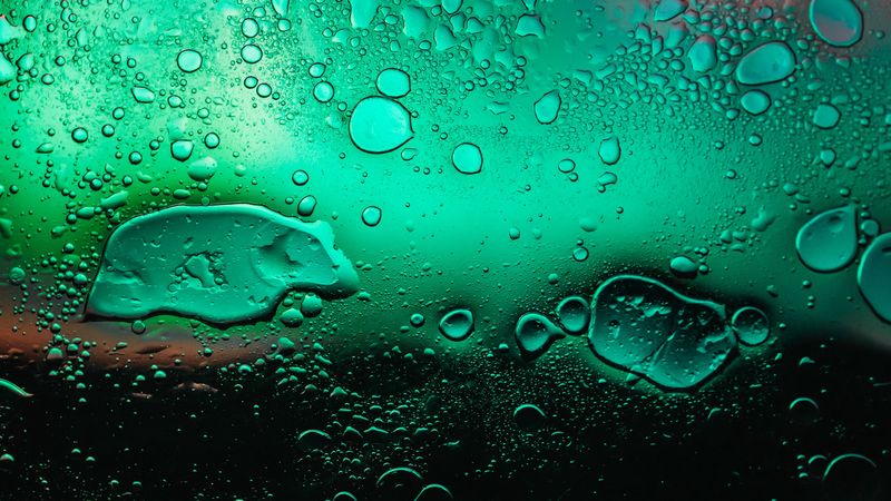 drops, stains, dark, bubble, 4k