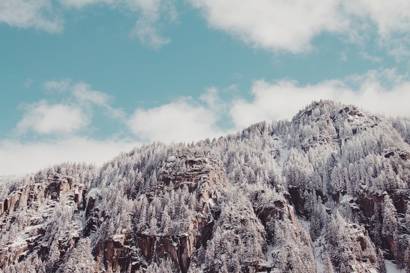 mountain snow mountain and snow 4k