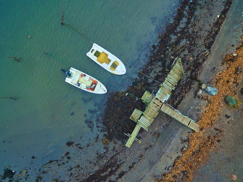boat pier jetty and moored 4k