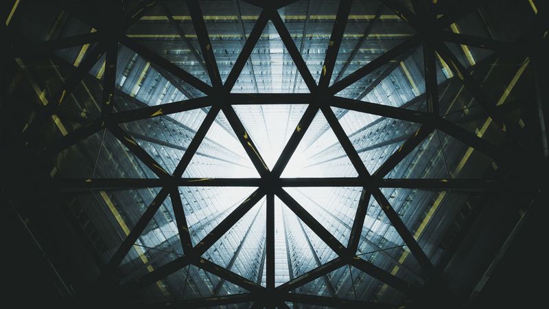 construction, structure, shape, 4k