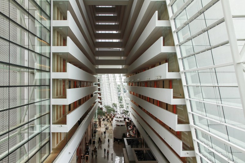 bigness marina bay singapore and interior 4k