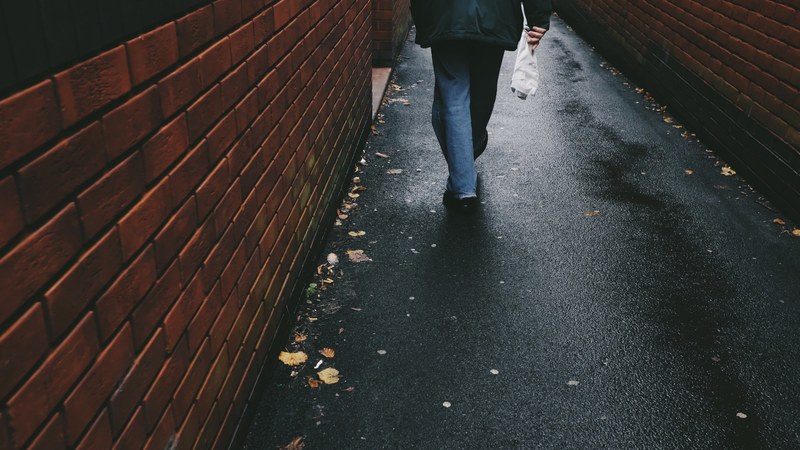 brick wall paving alley and alleyway 4k