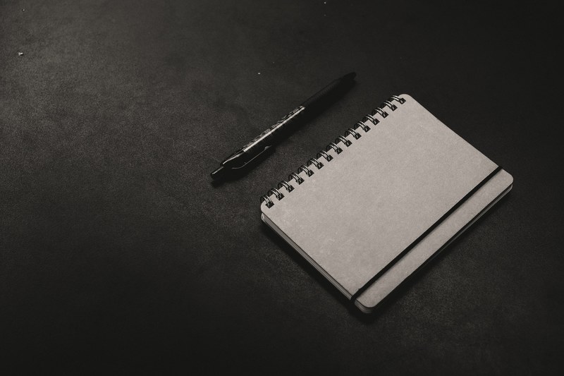 paper notebook pen and book 4k
