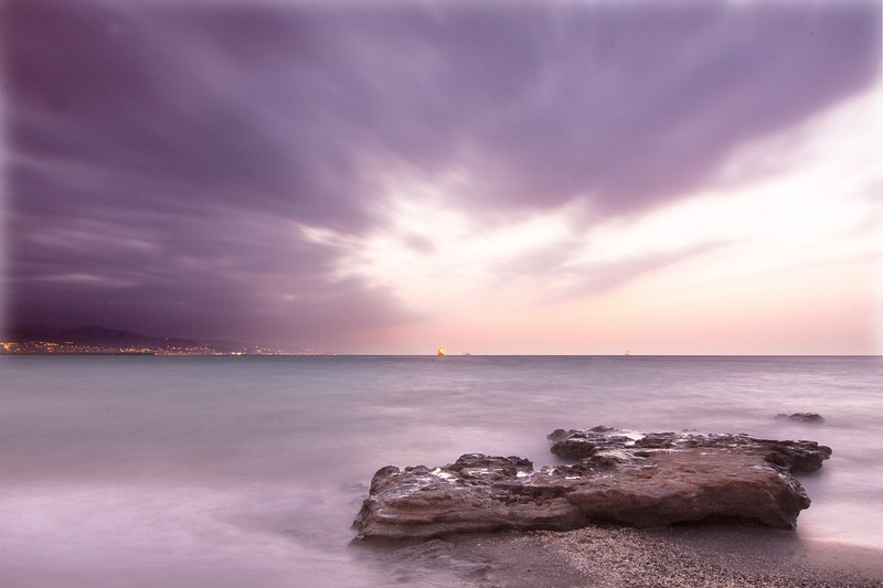 sky cloud mediterrneo and playa de la misericordium 4k