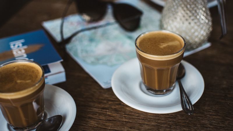 coffee, cup, foam, cappuccino, 4k