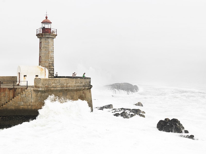 beacon lighthouse ocean and sea 4k
