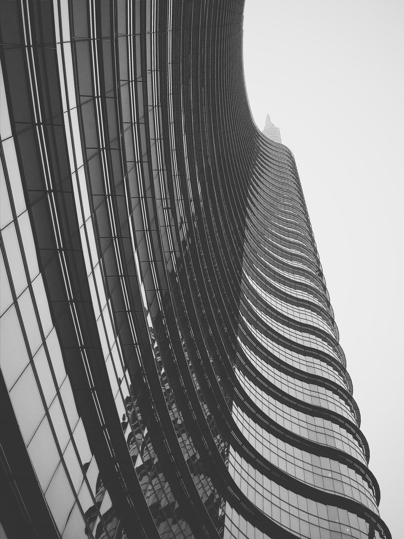 skyscraper architecture building and city hd, 4k