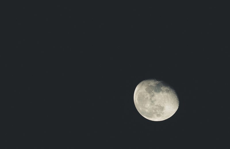 moon over cluj transylvania 4k