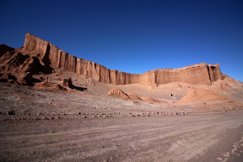 sandstone mountain formation in the san pedro de atacama desert, atacama desert 4k